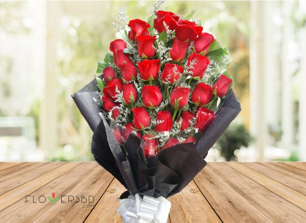 bouquet of 30 Red Roses